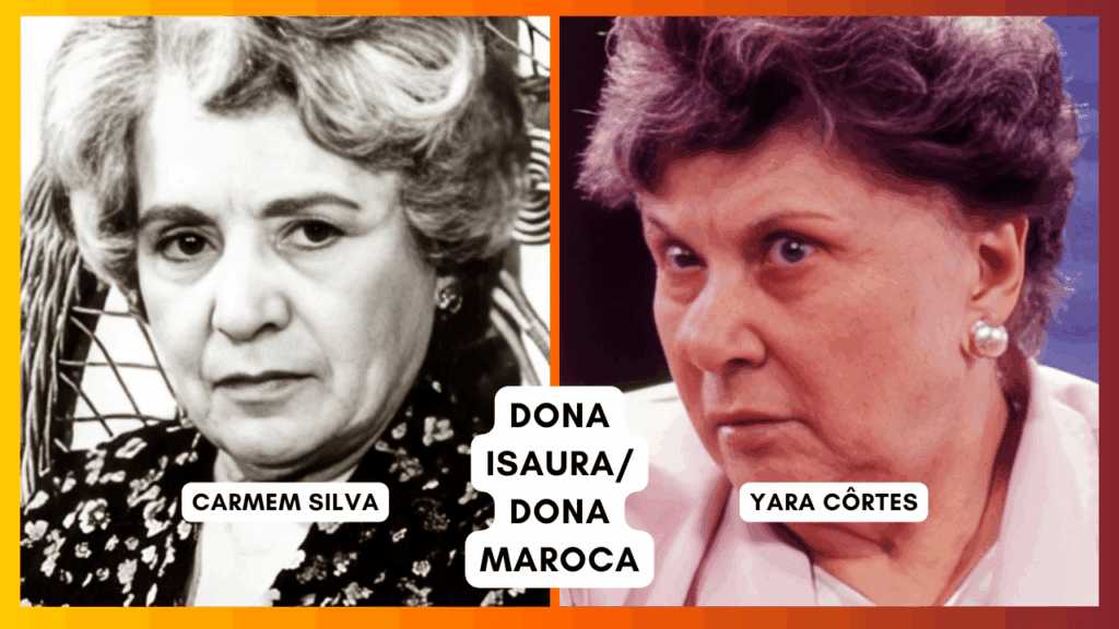 Comparação do elenco das duas versões de A Viagem