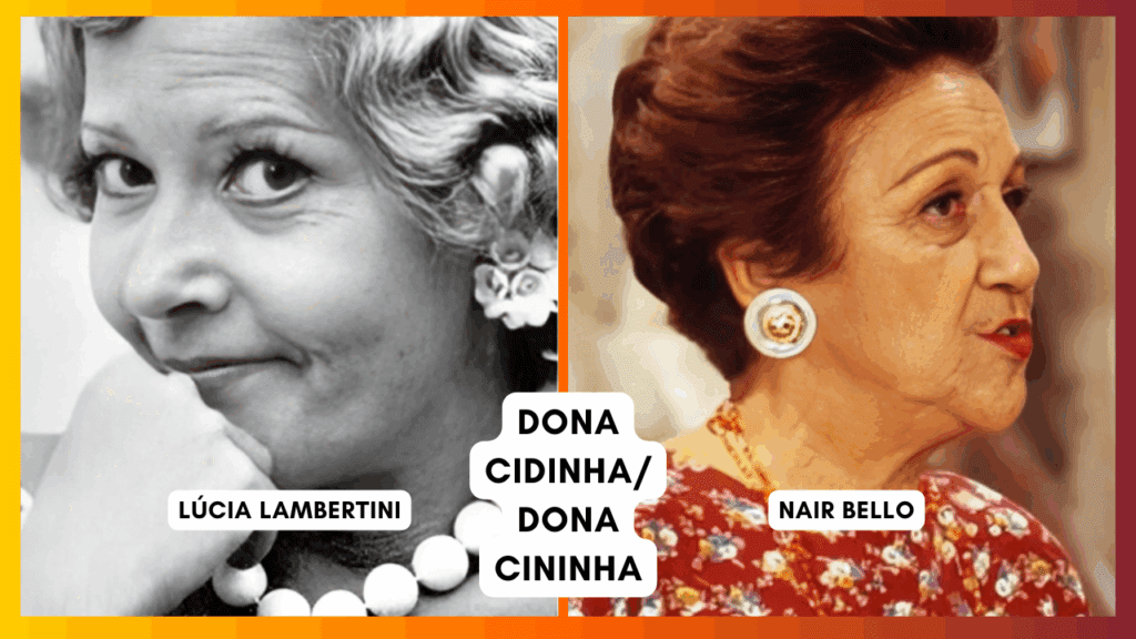 Comparação do elenco das duas versões de A Viagem