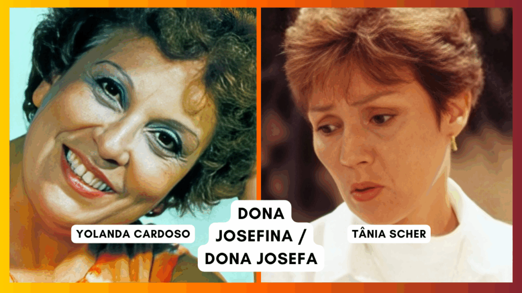 Comparação do elenco das duas versões de A Viagem