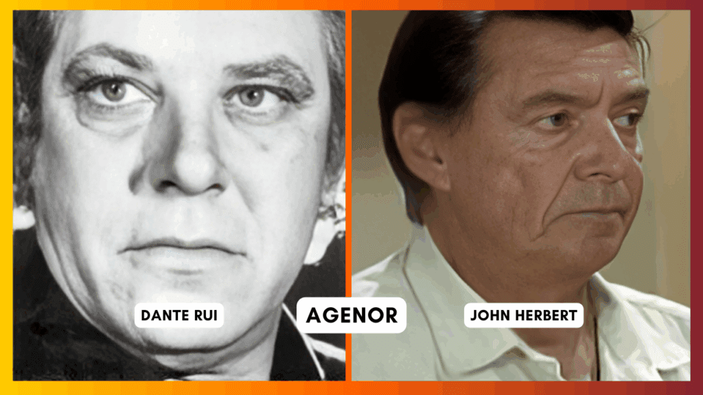 Comparação do elenco das duas versões de A Viagem