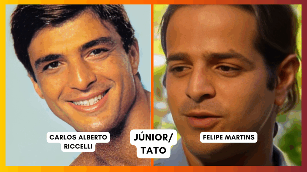 Comparação do elenco das duas versões de A Viagem