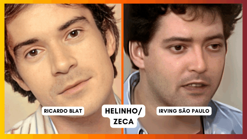 Comparação do elenco das duas versões de A Viagem