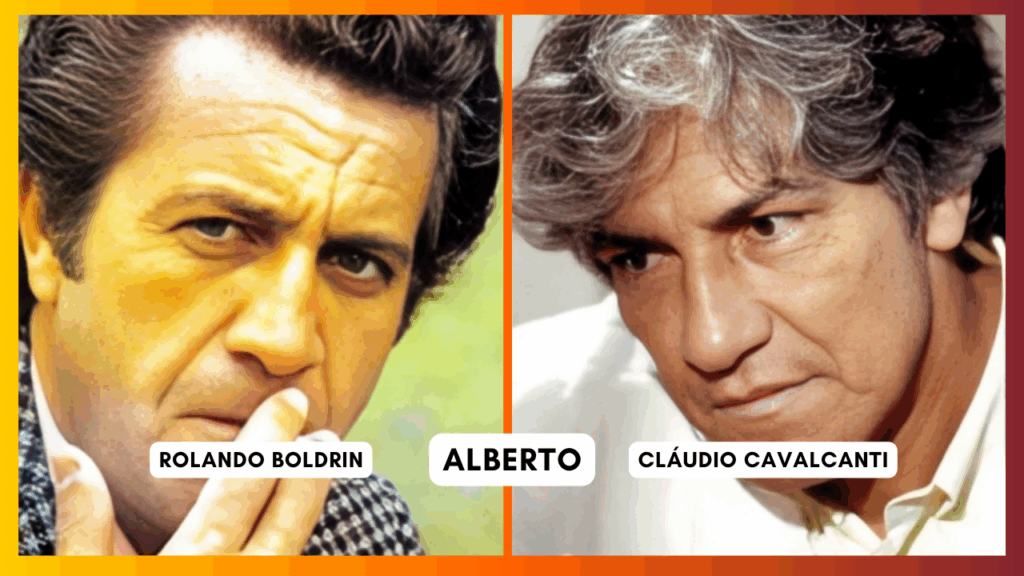 Comparação do elenco das duas versões de A Viagem