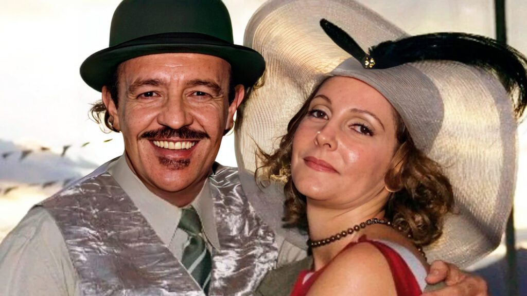 Ney Latorraca e Maria Padilha em O Cravo e a Rosa