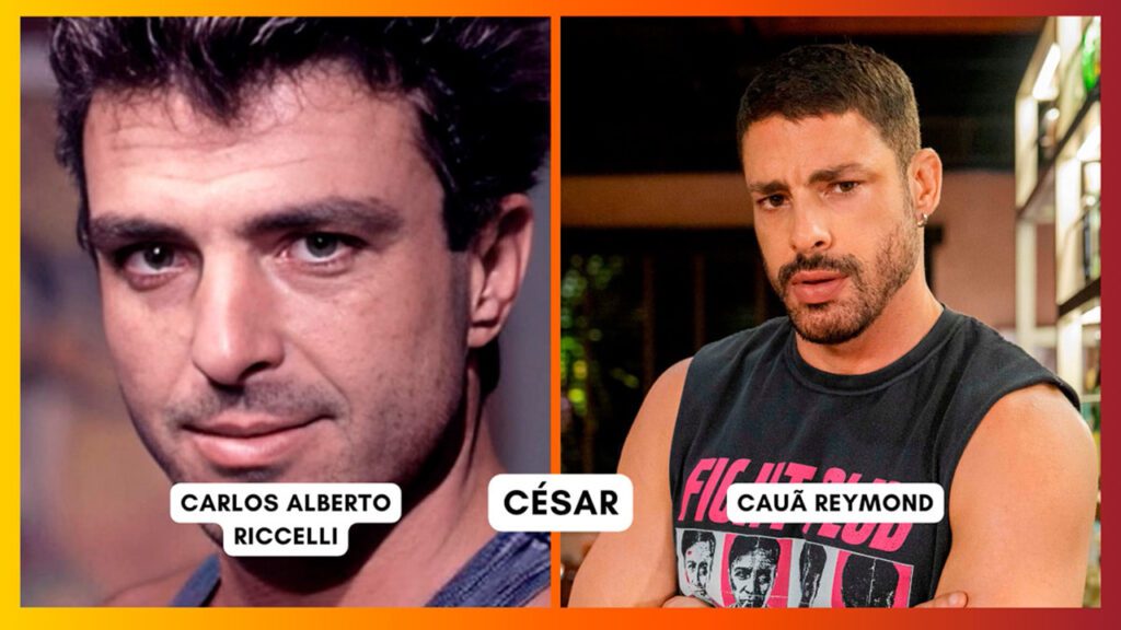 Carlos Alberto Riccelli e Cauã Reymond