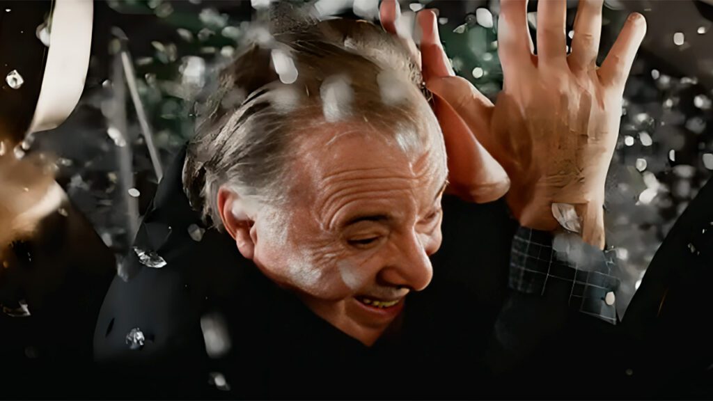 Cena do acidente de Abel em Dona de Mim