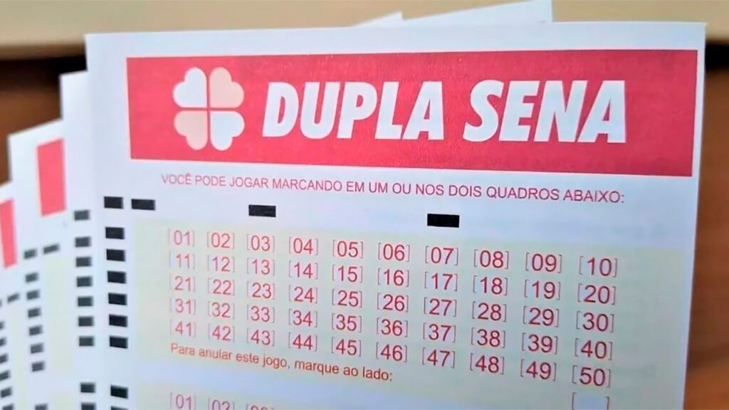 Resultado do concurso 2877 da Dupla Sena (24/10/2025) Volante da Dupla Sena