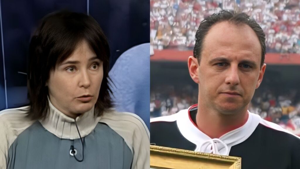 Milly Lacombe e Rogério Ceni