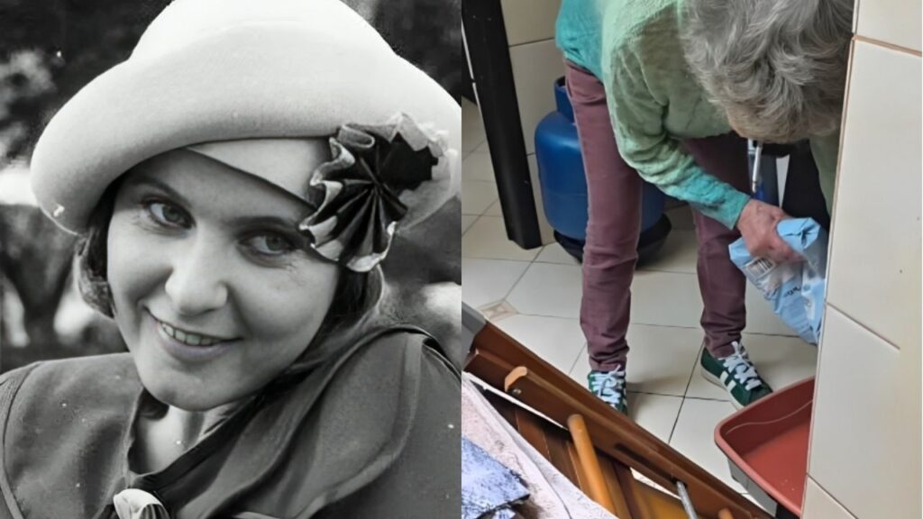 Lembra dela? Como está a ex-atriz da Globo que foi resgatada em situação precária Rejane Schumann em O Feijão e o Sonho e em imagem recente