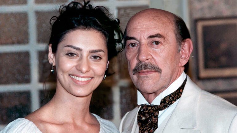 Artistas de Terra Nostra que já morreram Maria Fernanda Cândido e Raul Cortez em Terra Nostra