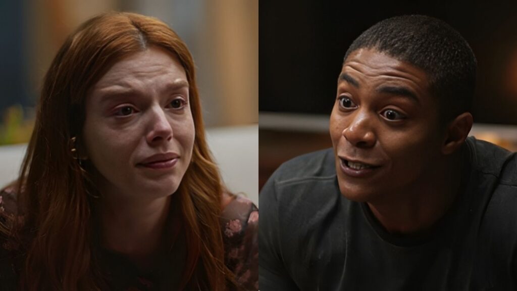 A semana em Dona de Mim: Após flagra com Ryan, Marlon coloca Kami contra a parede Kami e Marlon em cenas de Dona de Mim