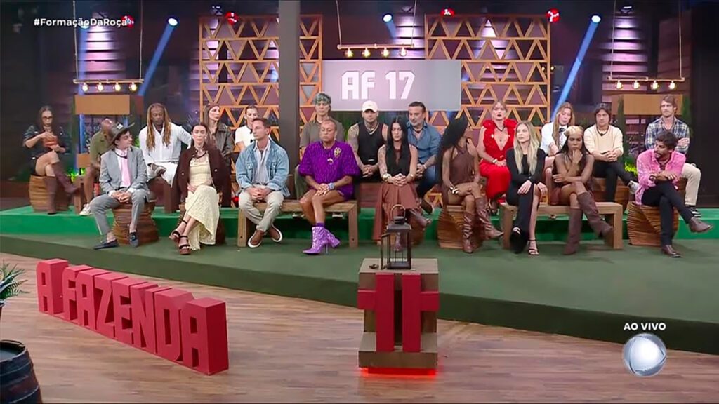 Quem está na roça de A Fazenda dessa semana? Confira os indicados de 30/09/2025 Formação da segunda roça de A Fazenda 17
