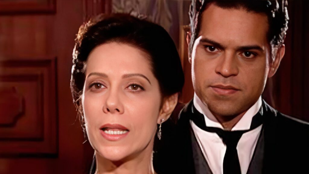 Ângela Vieira e Juan Alba em Terra Nostra