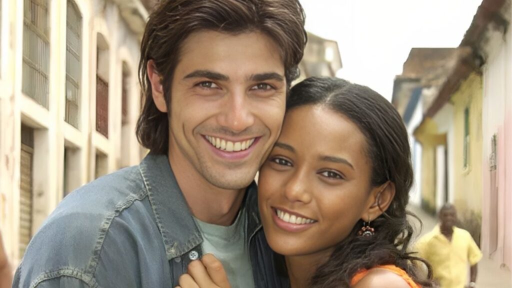 Reynaldo Gianecchini e Taís Araújo em Da Cor do Pecado