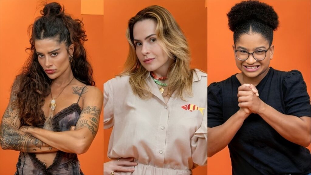 Aline, Ana Paula e Milena estão no primeiro paredão do BBB 26