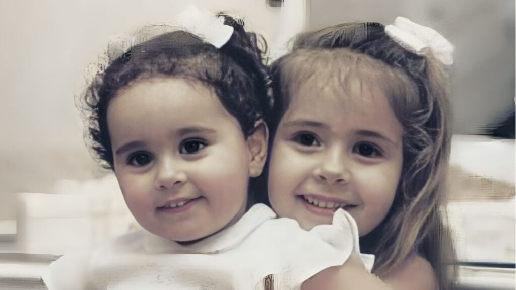 Ana Paula Renault e sua irmã caçula, Cida