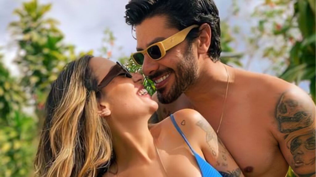 Renan Oliveira e sua esposa Júlia