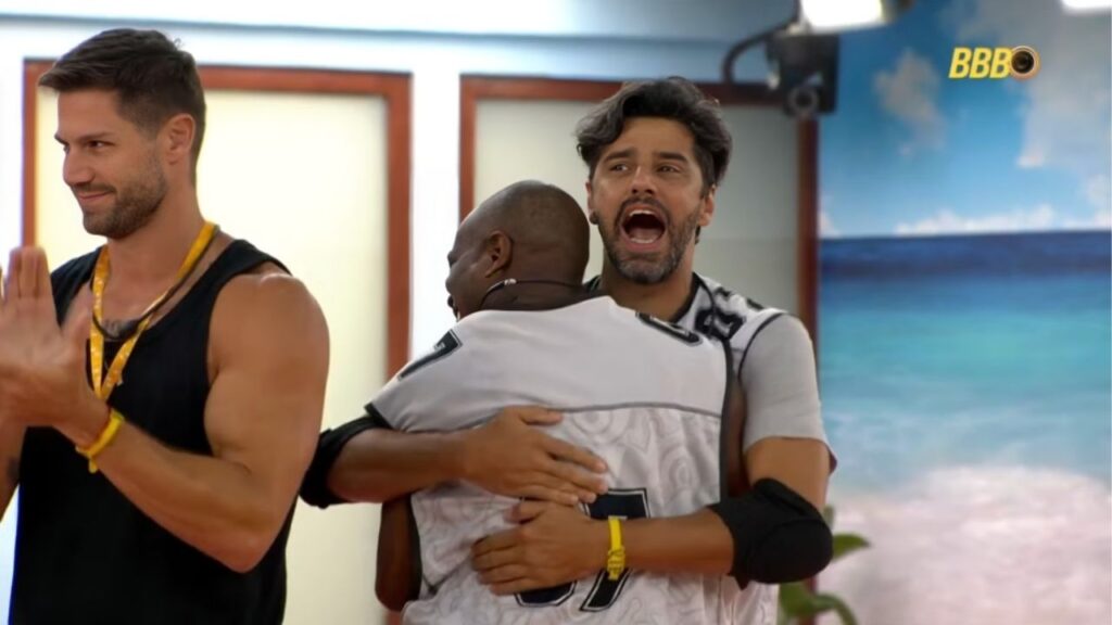 Quem venceu a Prova do Anjo de hoje do BBB 26 (07/02/2026)? Alberto comemora na Prova do Anjo do BBB 26