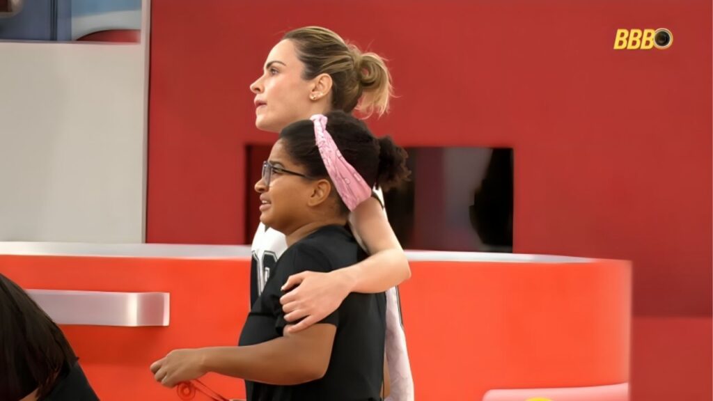 Milena recebendo o Castigo do Monstro no BBB 26