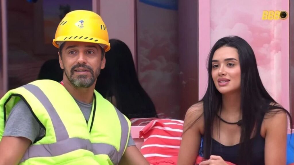 Alberto Cowboy e Samira no BBB 26