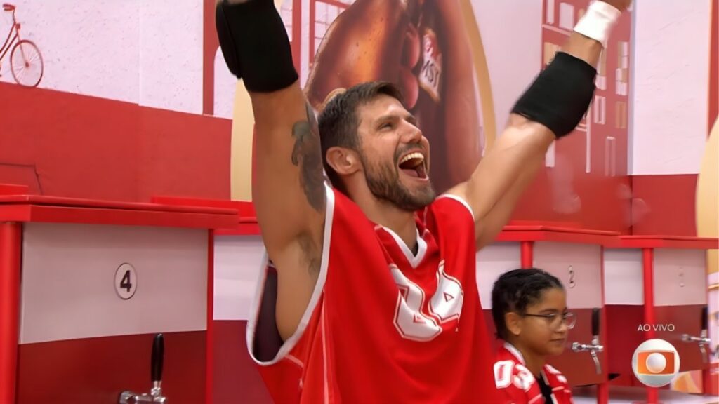 Quando vai ser a Prova do Líder do BBB 26? Confira a programação da sétima semana Jonas vencendo a Prova do Líder no BBB 26