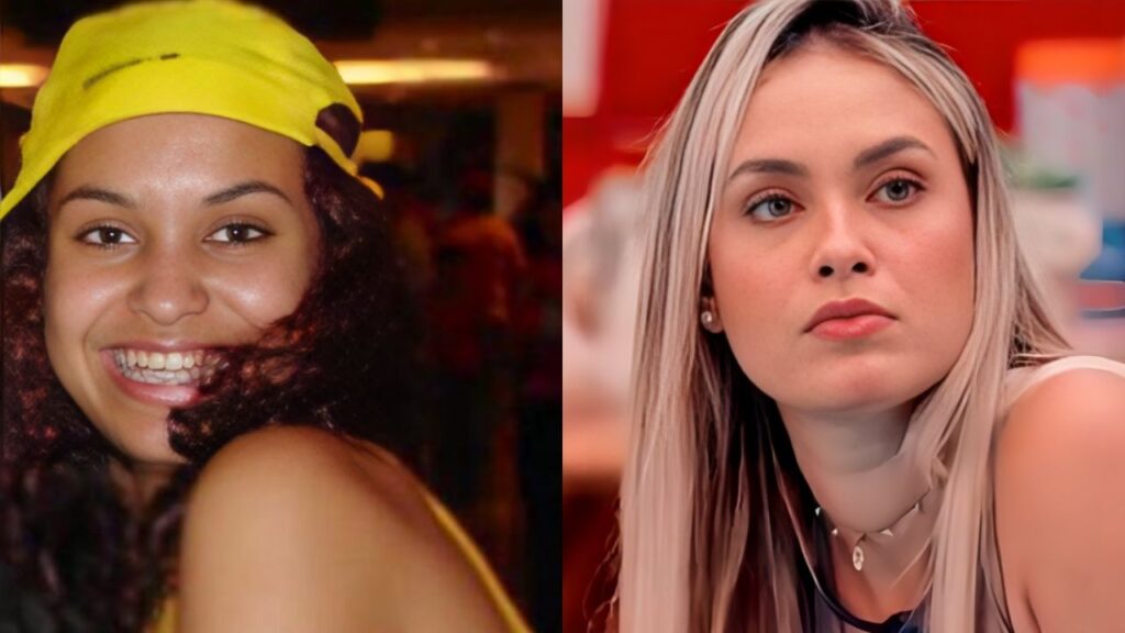 Antes e depois de Sarah Andrade