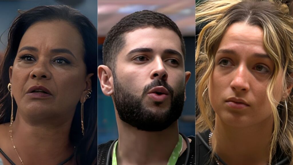 Solange Couto, Marcelo e Samira no BBB 26