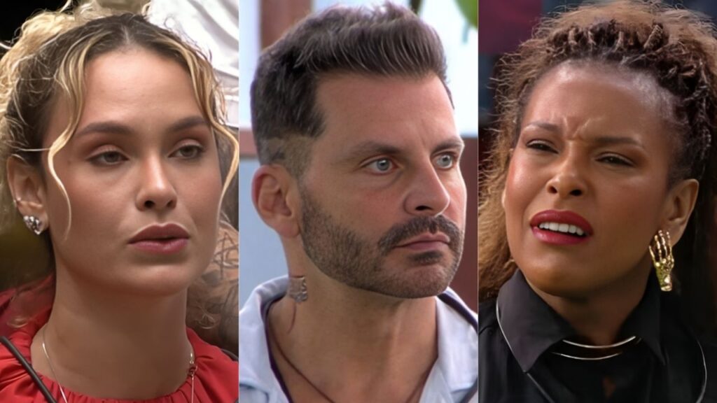Sarah Andrade, Henri Castelli e Sol Vega no BBB 26