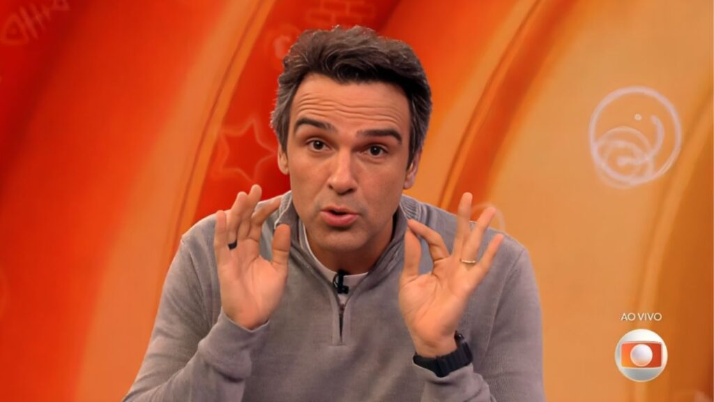 Que horas o botão misterioso vai aparecer na casa do BBB 26? (09/04/2026) Tadeu Schmidt no BBB 26