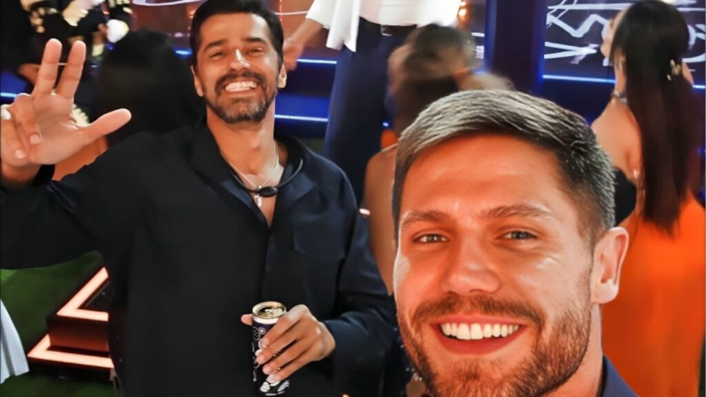Jonas e Alberto Cowboy em festa do BBB 26