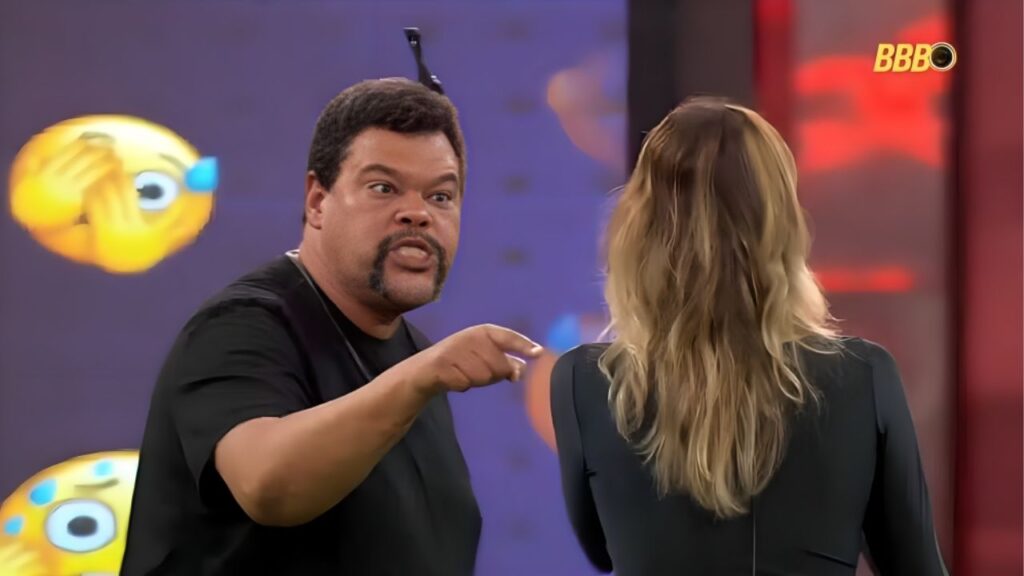 Babu Santana discutindo com Ana Paula no BBB 26