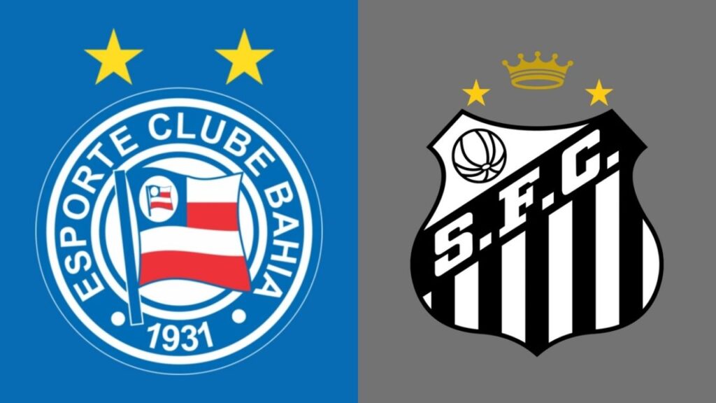 Assistir Bahia x Santos online neste sábado (25/04/2026)